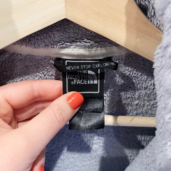 The North Face Osito Jacket Small Ice Blue Grey - Picture 5 of 7